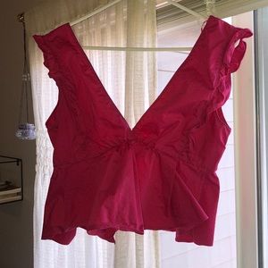 Zara pink top